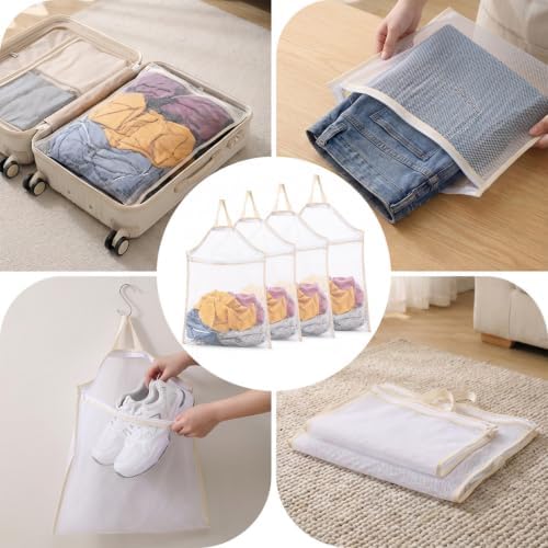 4 Pcs Mesh Laundry Bags for Washing Machine, Wash Bag for Clothes - Image 5