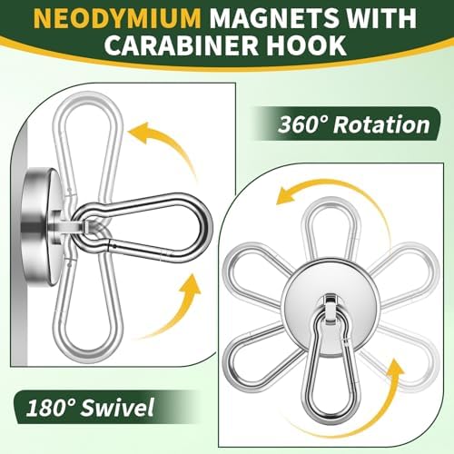 Grtard 4 Pack Magnetic Hooks - Image 3