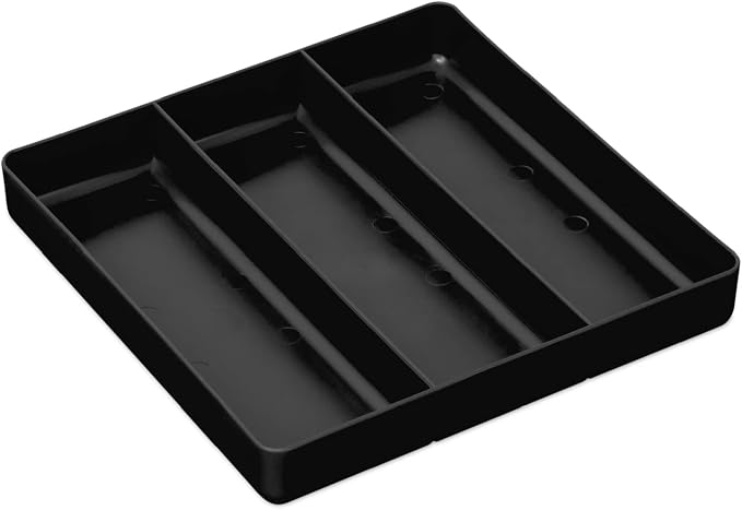 Ernst Manufacturing Stackable Home, Office & Workshop Tray in Black by ErnstManufacturingInc