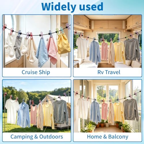 Magnetic Cruise Travel Clothes Line - Image 7