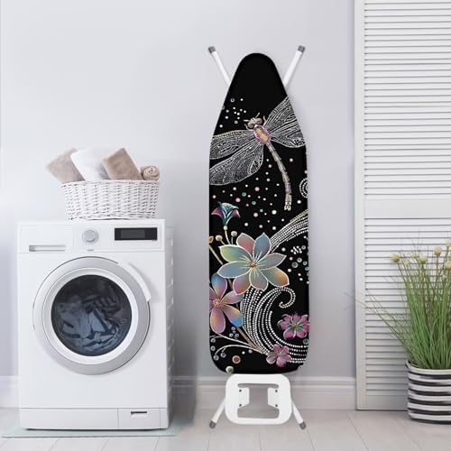 Dragonfly Flower Ironing Board Cover and Padding Removable Pad Decorative Covers - Image 3
