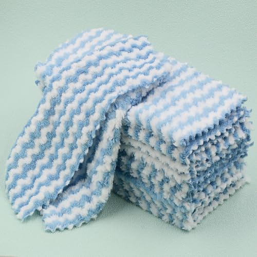 10PACK Kitchen Cleaning Cloths, Microfiber Dish Cloths: All-Purpose - Image 2