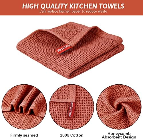 Nialnant Kitchen Hand Towels, 13 x 28 Inches, 100% Cotton - Image 4