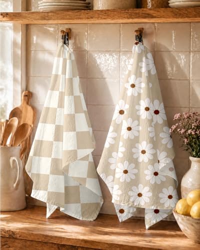 Miss Adola 4 Pack 150GSM Flour Sack Kitchen Towels - Image 5