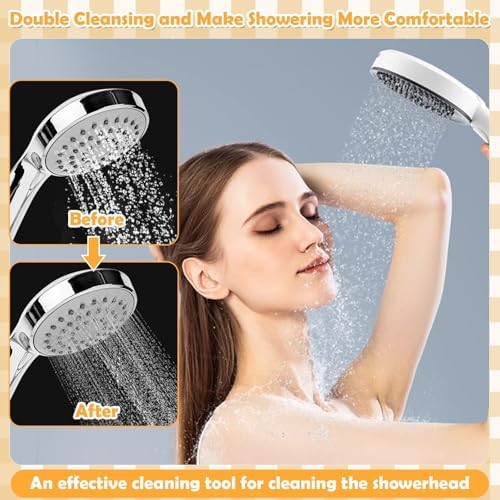 80 Pcs Shower Head Cleaner Tool–Showerhead Cleaning Brushes + Stainless Steel - Image 6