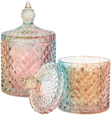 2 Pack Qtip Holder Apothecary Jars by rejomiik