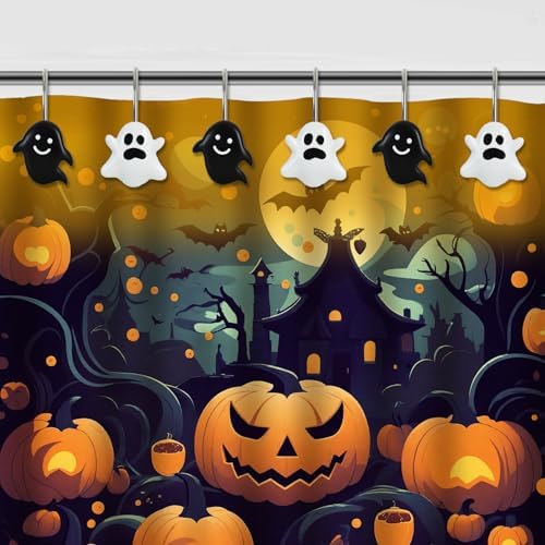 12 Pieces Halloween Shower Curtain Hooks - Image 2