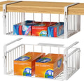 AmonHouseware 2Pack Under Shelf Storage Basket Organizer by AmonHouseware