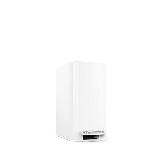 simplehuman Slim Step Can, 5L / 1.3 Gallon Compact Bathroom Trash Can, Liner - Image 7
