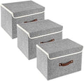 TYEERS Collapsible Storage Boxes, Washable Fabric Storage Bins by StorageOrganization