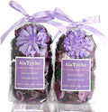 Purple Potpourri Bags, Lavender Scented Decorative Bowl Filler by Alatyche