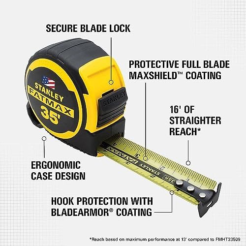 Stanley Fatmax Tape Measure 35 Ft - Image 4