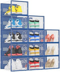 eWonLife Large Shoe Organizer Storage Box by EnjoyWonderfulLife-eWonLife