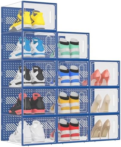 eWonLife Large Shoe Organizer Storage Box by EnjoyWonderfulLife-eWonLife