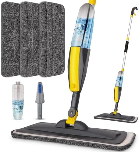 Wet Spray Mop for Floor Cleaning by PANDAGRIP
