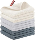 Nialnant 6 Pcs Kitchen Hand Towels, 100% Cotton, 13 x 28 in by Nialnant