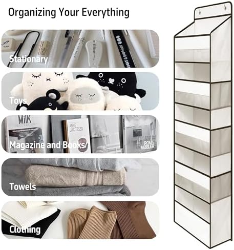 TYMENSH White Over Door Organizer - Image 6