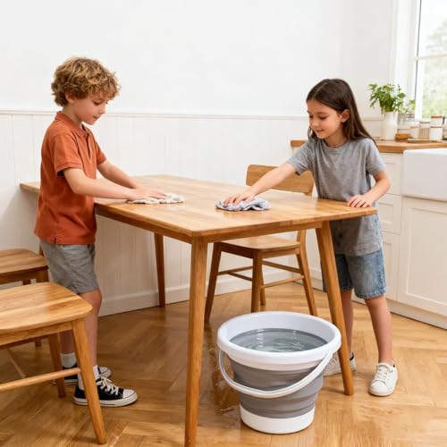 CHILDLION Collapsible Bucket 5L, Foldable Mop Bucket Car Wash Buckets - Image 5