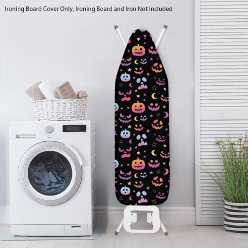 Flashideas Halloween Pumpkins Ironing Board Cover and Pad Standard Size Ironing - Image 3