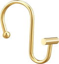 Gracelife Gold Rust Resistant Metal Shower Curtain Rings, T-Bar Hooks by Gracelife