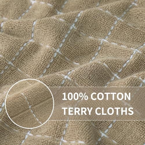 Homaxy 100% Cotton Terry Kitchen Towels, 7 Pack - Image 2