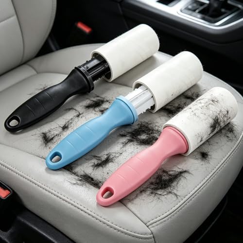 Lint Roller for Pet Hair, 3 Pack Sticky Rollers - Image 3