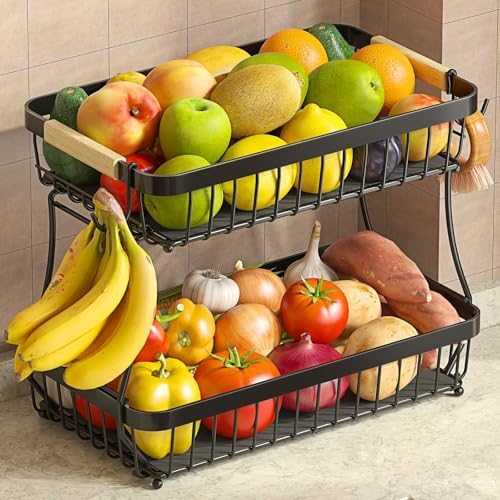 Sevenblue 2-Tier Fruit Basket by Sevenblue