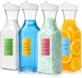 Goaste 4 Pack Laundry Detergent Dispenser, 54oz Laundry Soap Dispenser Bottle by Goaste