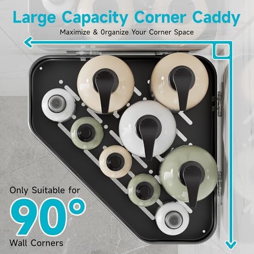 Veken Aluminum Corner Shower Caddy 4-Pack, Never Rust&Large Capacity - Image 4