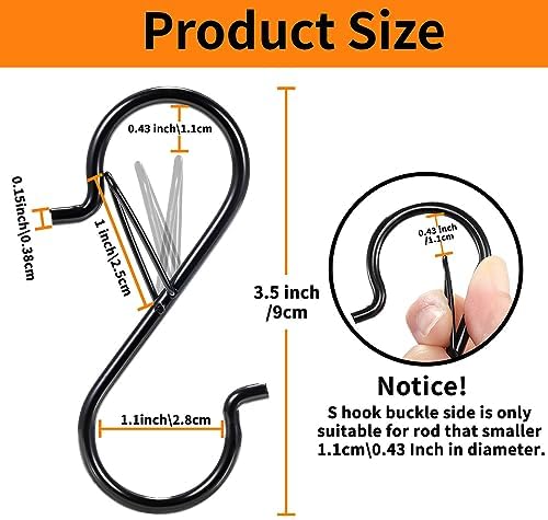 24 PCS S Hooks for Hanging - Image 4