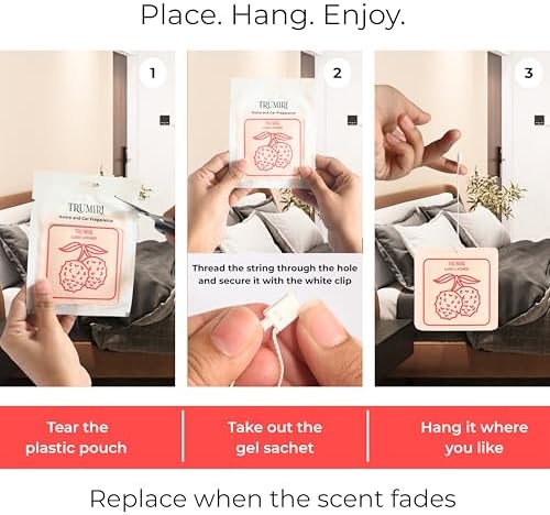 Lush Lychee - Scented Sachets for Drawer and Closet Freshener - Pack of 3 - - Image 7