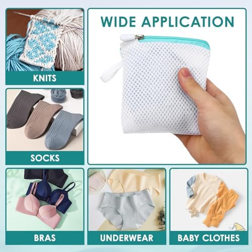 6pcs Laundry Bag Mesh Wash Bag Mini Washing Machine Underwear Washing Bag - Image 2