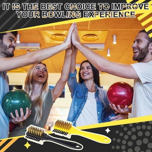 2 Pack Bowling Shoe Brushes 3-in-1 Heavy Duty Bowling Shoe Cleaning Brush Set - Image 6