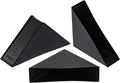 uxcell 20Pcs Plastic Corner Protectors 16x70mm Right Angle Shape Glass Corner Guards Cushion for Corner Protection of Glass, Mirror, Tile, Black