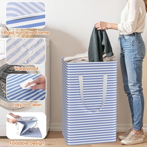 3-Pack Laundry Basket, Collapsible Laundry Hampers - Image 5