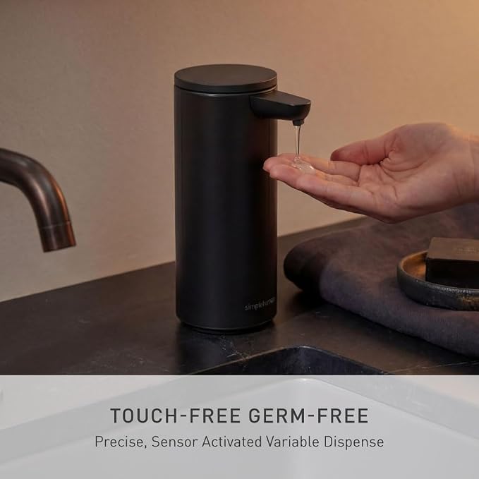 simplehuman Liquid Sensor Pump, 9 oz Automatic Soap Dispenser - Image 3