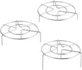 Stainless Steel Steam Rack Set of 3, 7" Tall Heavy Duty Pressure Cooker Trivet Rack Stand - Height 1.2", 2", 2.7"