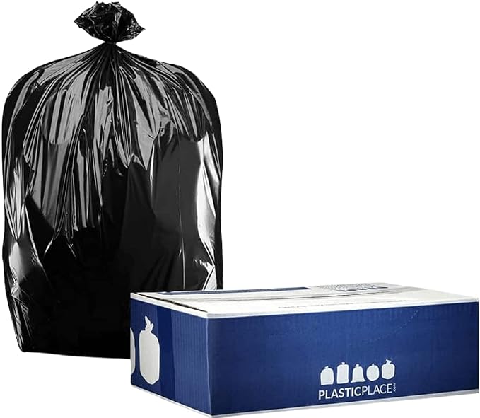 Plasticplace 64-65 Gallon Trash Can Liners - Image 2