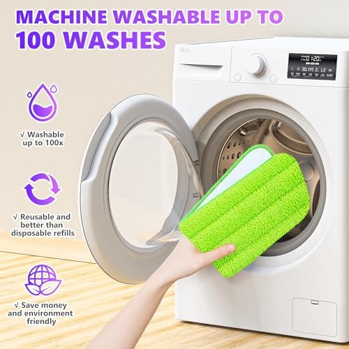 18 Pack Reusable Mop Pads Compatible - Image 5