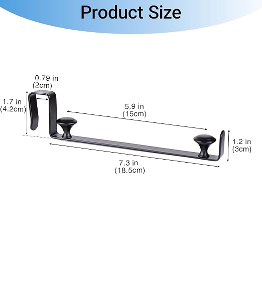 Large Trash Bag Holder for Kitchen Cabinets Doors, Under Sink Plastic Bag Hooks - Image 4