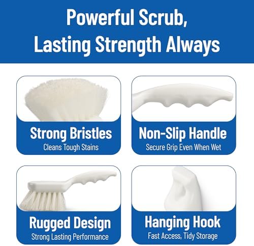 Sparta Nylon Utility Scrub Brush, 8 Inch - Image 4