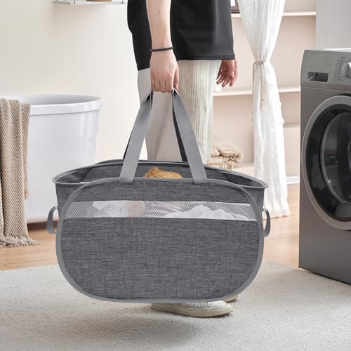 Collapsible Tear Proof Laundry Baskets - Image 4