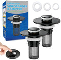 Bathroom Sink Drain Strainer, Pop-Up Bathroom Sink Stopper by YourSimplifiedHome