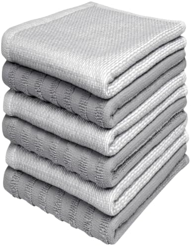 Bumble Premium Dish Cloths 13"x13" | 100% Natural Ring Spun Cotton | 400 GSM | by BumbleTowels