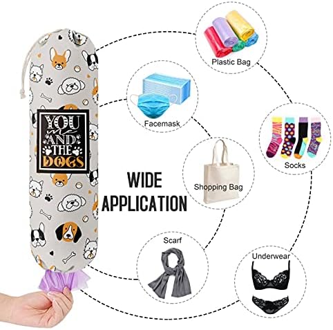Funny You Me & The Dogs, Grocery Bags Holder Organizer - Image 4