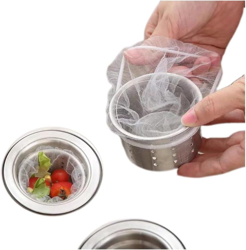 200-Pack Disposable Kitchen Sink Strainer Mesh Bag by AOTDAOU