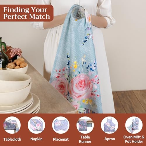 Maison d' Hermine Kitchen Towels Set of 3 Reusable 100% Cotton 27.50" x 20" - Image 4