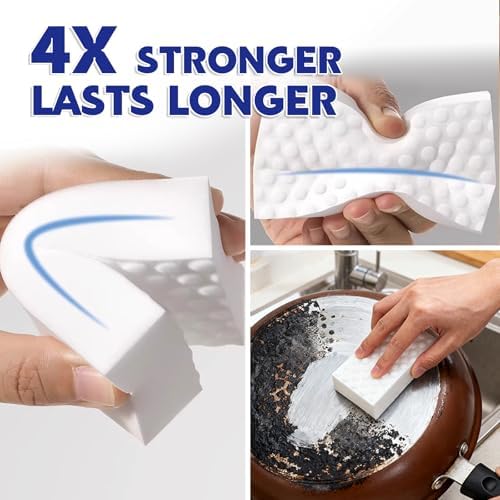 Magic Sponge Eraser, 30 Pack 4X Density Melamine Sponge - Image 3