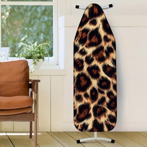 Nuxovilar Realistic Leopard Print Ironing Board Cover 15x54 Polyester - Image 2