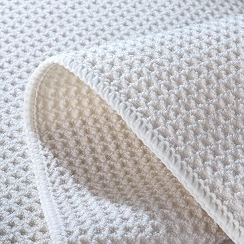 POLYTE 340 GSM Microfiber Waffle Kitchen Dish Cloth, 12x12 in, 8 Pack - Image 3